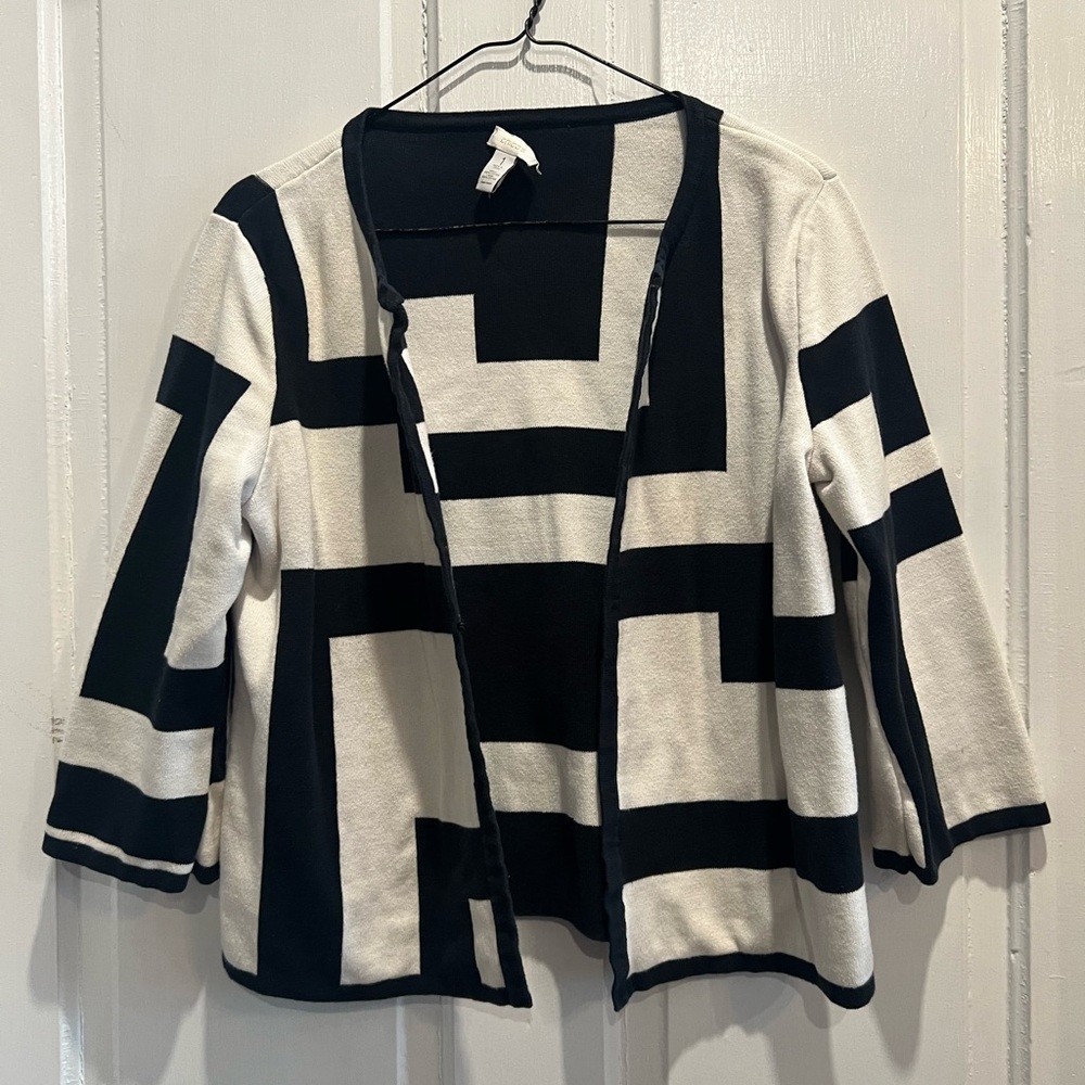 Chico's Black Knit Cardigan